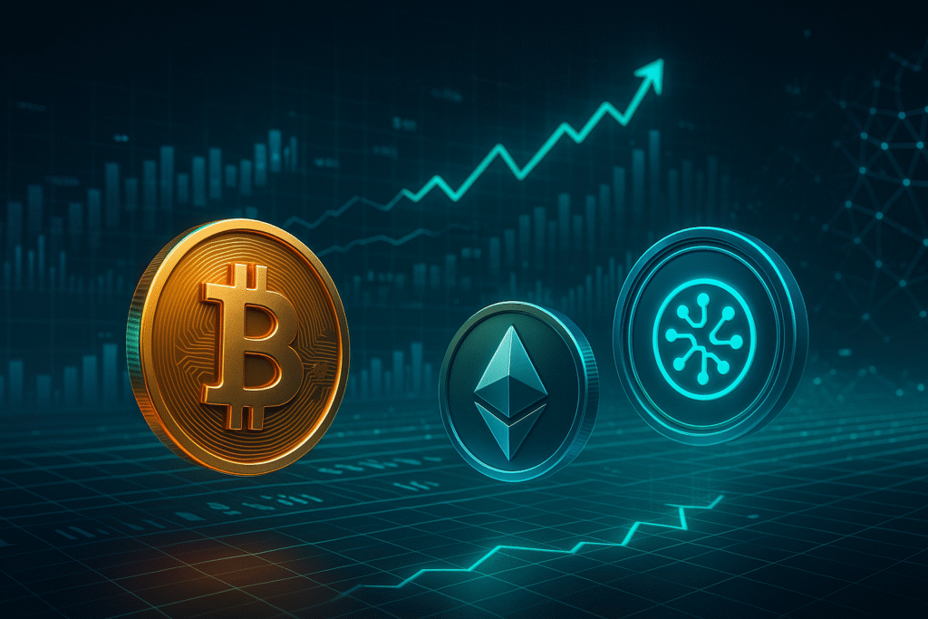 Crypto Coins and upward graph