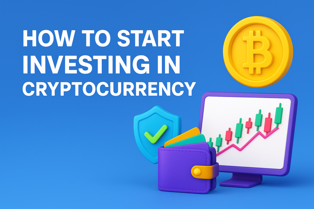 Infographic : How to start Investing in Cryptocurrency.
